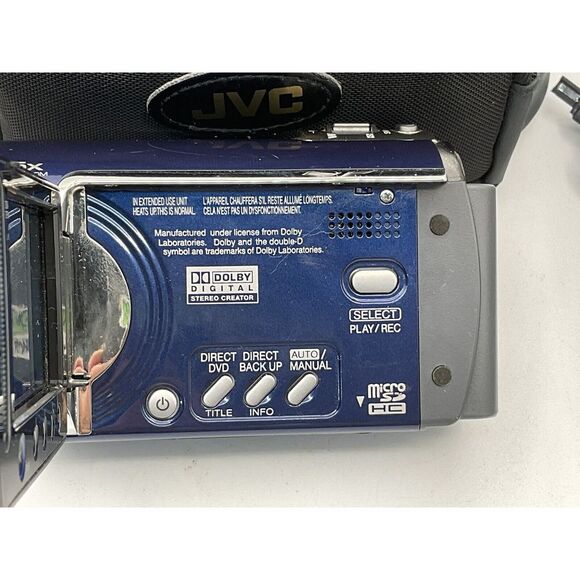 JVC Everio GZ-MG330AU Camcorder Bundle 30GB HDD 35x Optical Zoom WORKS Remote - Picture 7 of 9